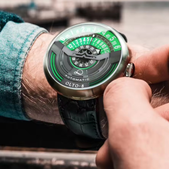 OLTO-8 Montre Automatique Hommes Édition Limitée Montres Mécaniques Montre de Sport de Luxe 46mm en Acier Inoxydable Horloges Lumineuses 2023